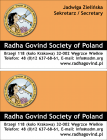2008: Business card "Radha Govind Society of Poland"
